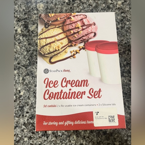 Ice cream Container Set NIB - Picture 1 of 2